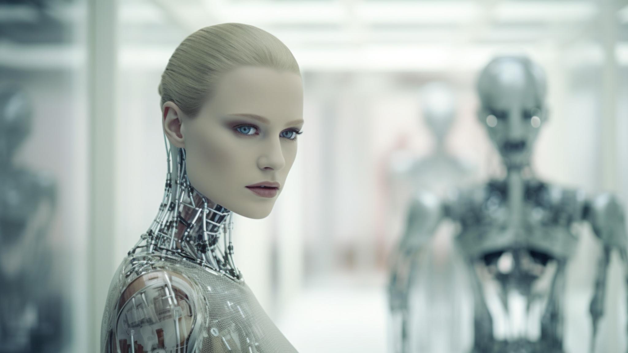 Image produced by generative artificial intelligence Robot