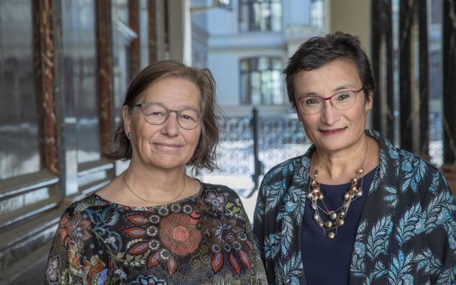 Kerstin Sahlin och Virginia Dignum